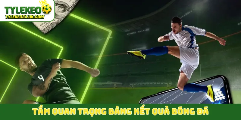 Tầm quan trọng bảng kết quả bóng đá